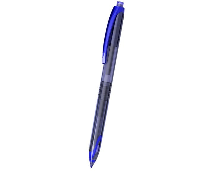 Στυλό ErichKrause Retractable Rollerball TipFlow Matic Original 0.5 Blue 63700