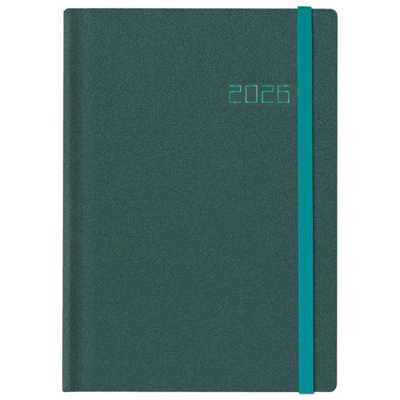 Ημερολόγιο Ημερ. 14.5x20.5 Winner Metal Flat Petrol