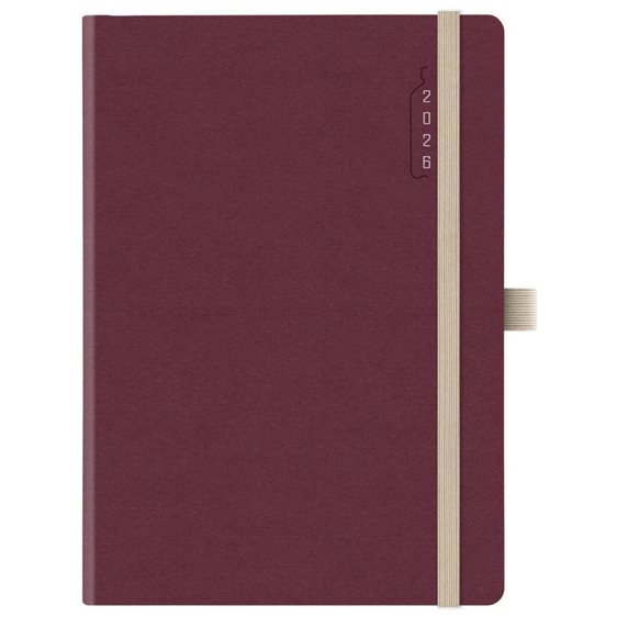 Ημερολόγιο Ημερ. 14.5x20.5 Oceano Eco Plus Bordeaux