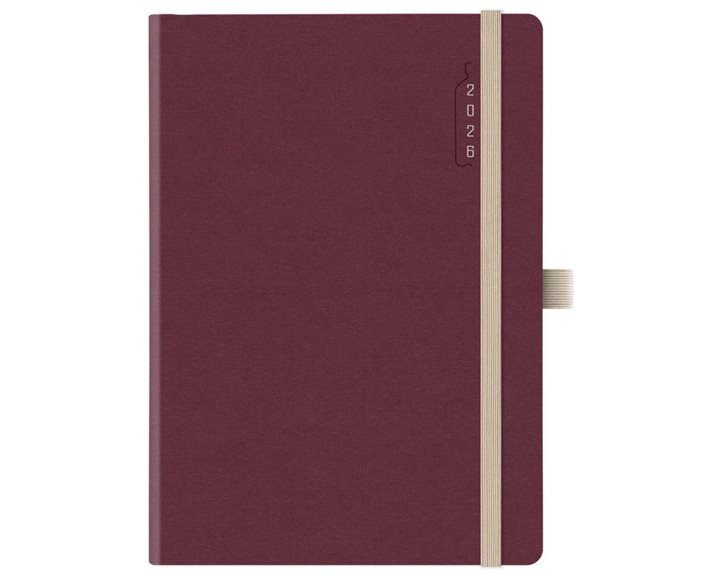 Ημερολόγιο Ημερ. 14.5x20.5 Oceano Eco Plus Bordeaux
