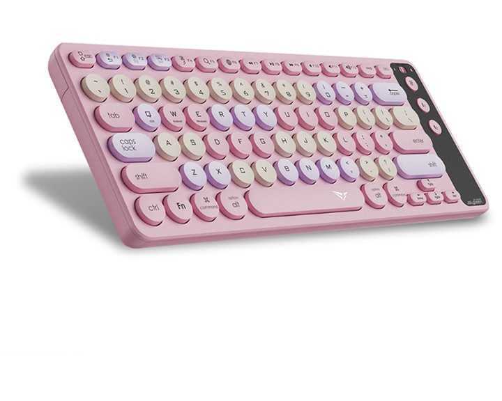 ALCATROZ MULTI DEVICE RECH KEYBOARD BT & 2.4G AIRDOCK 2 SPRING PINK