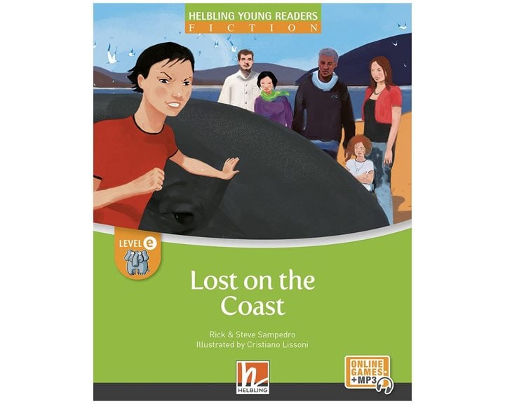 YOUNG READERS LOST ON THE COAST - READER + E-ZONE (YOUNG READERS E)