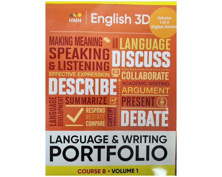 ENGLISH 3D COURSE B VOLUME 1 LANGUAGE & WRITING PORTFOLIO (STUDENT CONSUMABLE)