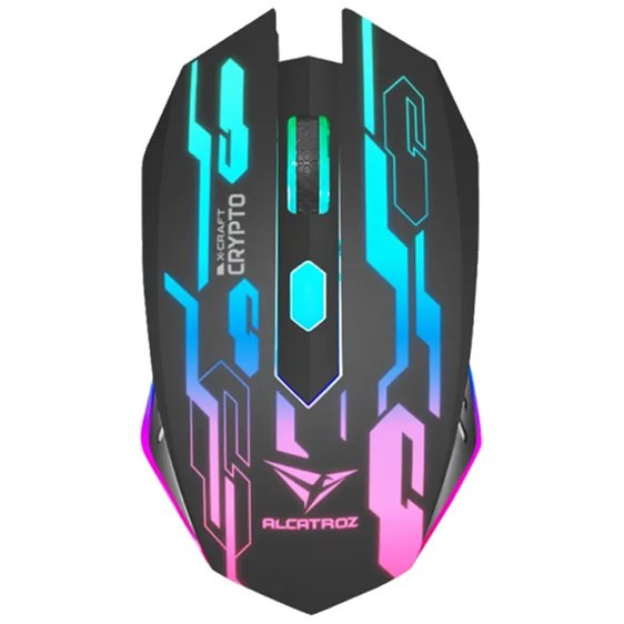 ALCATROZ 4-BUTTON GAMING RGB MOUSE CPI 2400 X-CRAFT CRYPTO