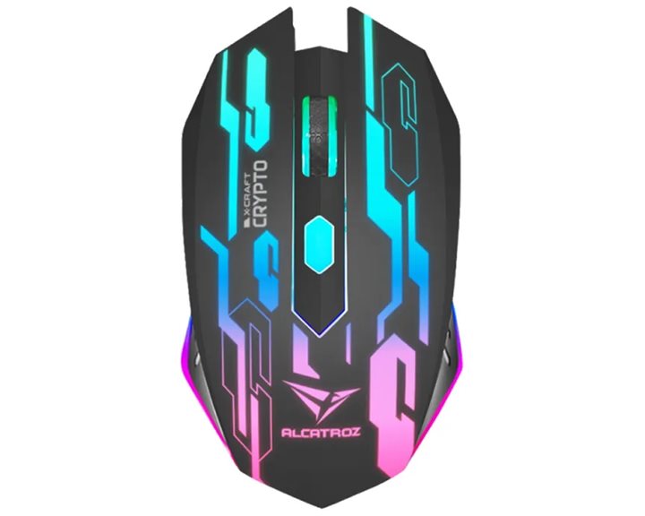 ALCATROZ 4-BUTTON GAMING RGB MOUSE CPI 2400 X-CRAFT CRYPTO