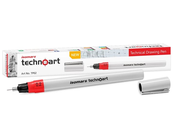 Isomars Technoart Ανταλλακτική Μύτη Ραπιδογράφου 0,2