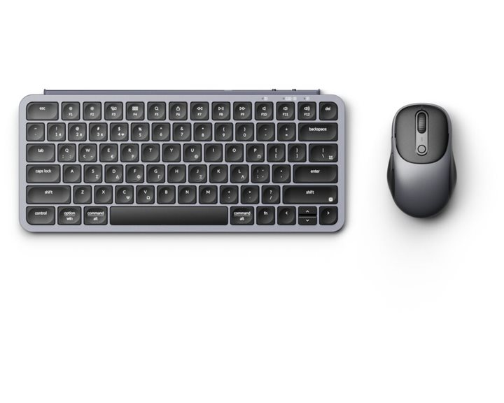 Keychron B1 Pro Combo (KCBD3-GR) Ultraslim Wireless Keyboard and Mouse 75% GR - Space Grey
