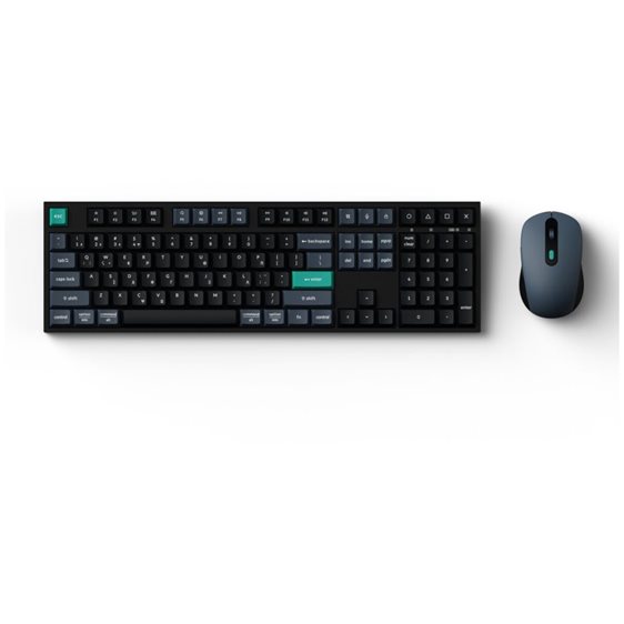 Keychron B36 Combo (KCBD2-GR) Wireless Keyboard and Mouse 100% GR Layout Black-Green