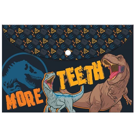 Φάκελος με Κουμπί Α4 Jurassic