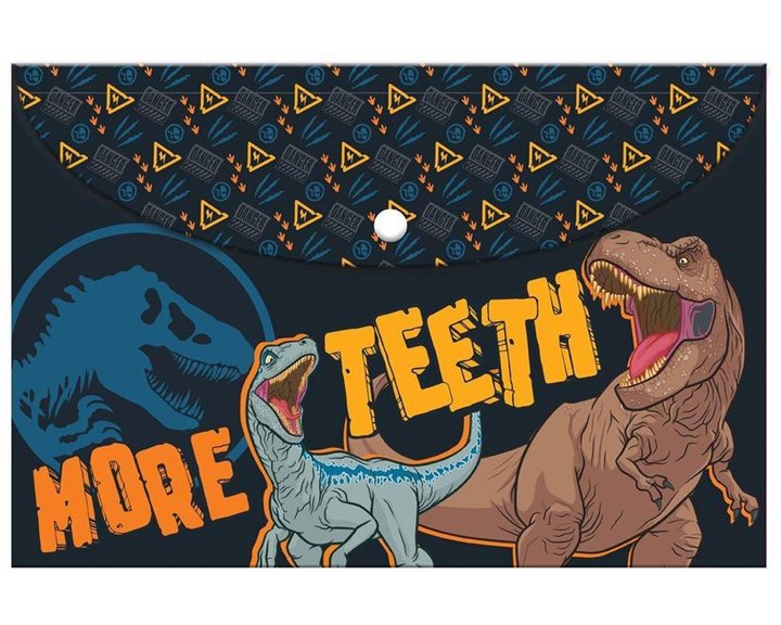 Φάκελος με Κουμπί Α4 Jurassic