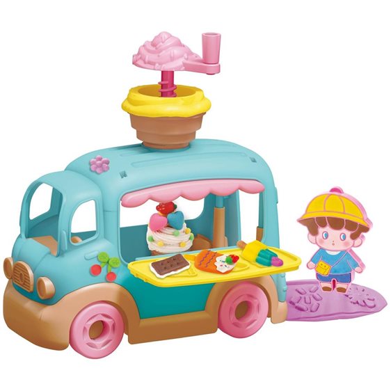 Πλαστοζυμαράκι Luna Ice cream Truck 000623275