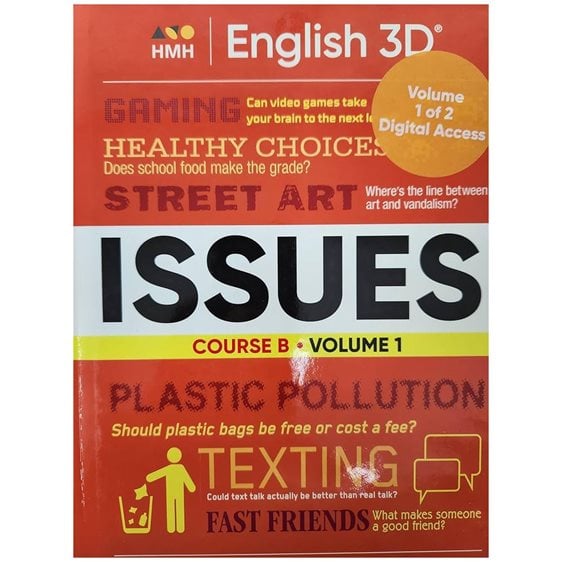 ENGLISH 3D COURSE B VOLUME 1 ISSUES BOOK