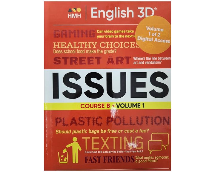ENGLISH 3D COURSE B VOLUME 1 ISSUES BOOK