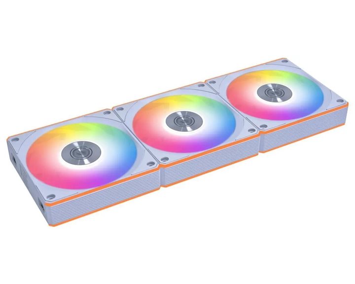 Lian Li UNI RGB FAN CL WIRELESS 120mm Reverse Blade White - (3pcs) - W/ controller - Static Pressure
