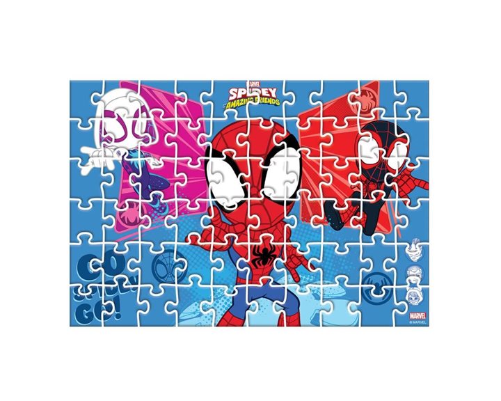 Παζλ Foil 60τμχ σε κύλινδρο 48χ33 Spidey 000508689