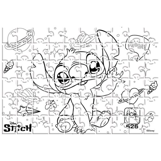 Παζλ Foil 60τμχ σε κύλινδρο 48χ33 Stitch 000565609