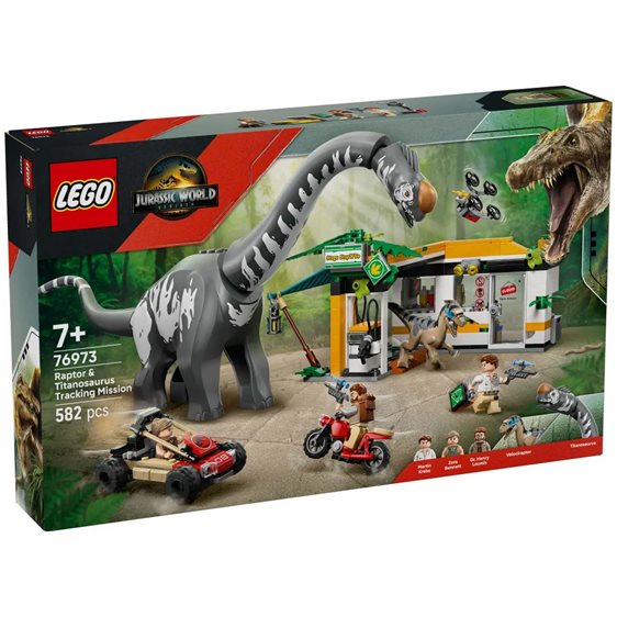 LEGO Jurassic World Δράση Με Δεινόσαυρους Σε Αποστολή Παρακολούθησης 76973