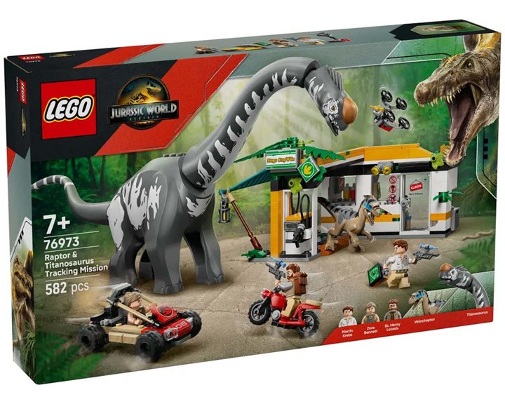 LEGO Jurassic World Δράση Με Δεινόσαυρους Σε Αποστολή Παρακολούθησης 76973