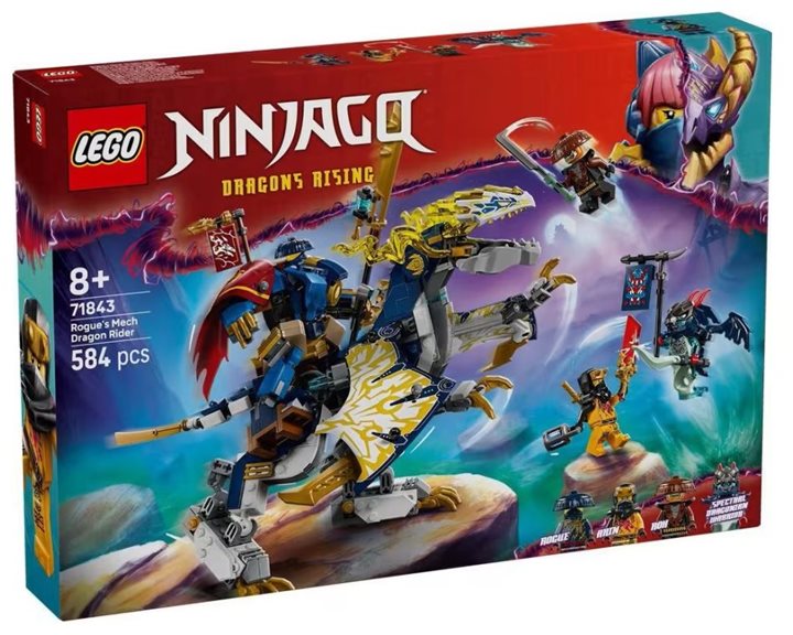 LEGO Ninjago Rogue’s Mech Dragon Rider - 71843