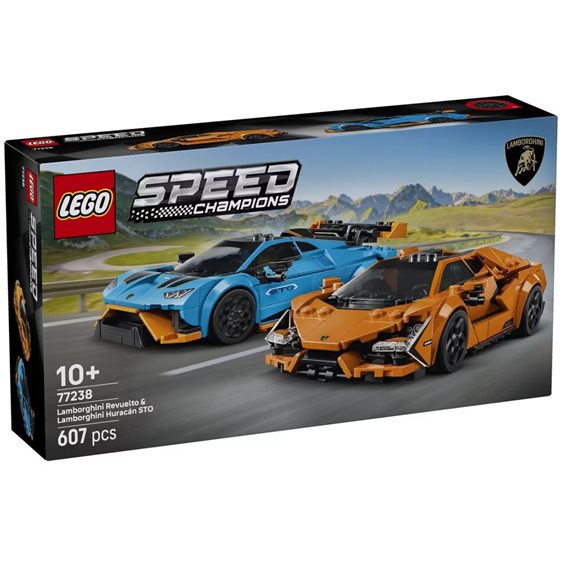 LEGO Speed Champions Lamborghini Revuelto & Huracan STO 77238