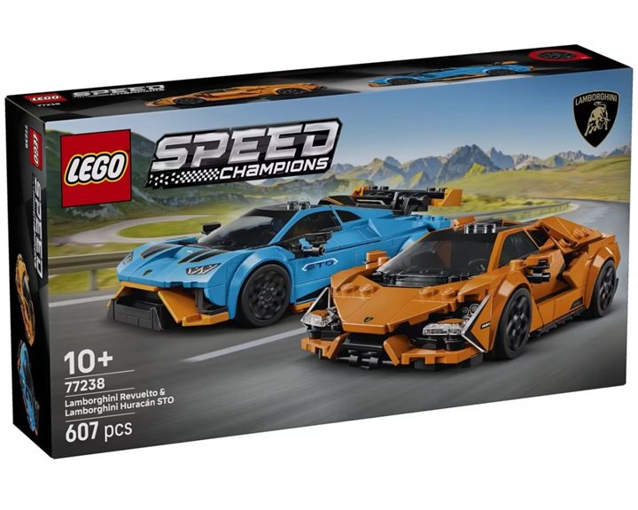 LEGO Speed Champions Lamborghini Revuelto & Huracan STO 77238