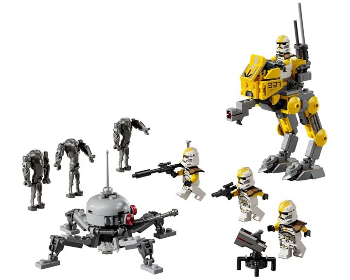 LEGO Star Wars Πακέτο Μάχης με Στρατιώτες Κλώνους του 327ου Σώματος 75431