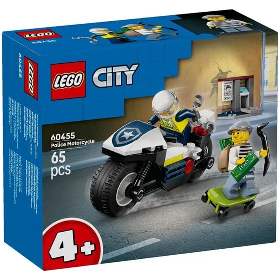 LEGO City Καταδίωξη με Αστυνομική Μοτοσικλέτα 60455