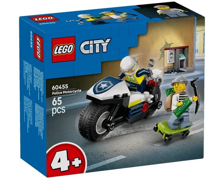 LEGO City Καταδίωξη με Αστυνομική Μοτοσικλέτα 60455