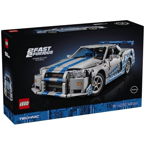 LEGO Technic 2 Fast Furious Αυτοκίνητο Nissan Skyline GT-R (R34) 42210
