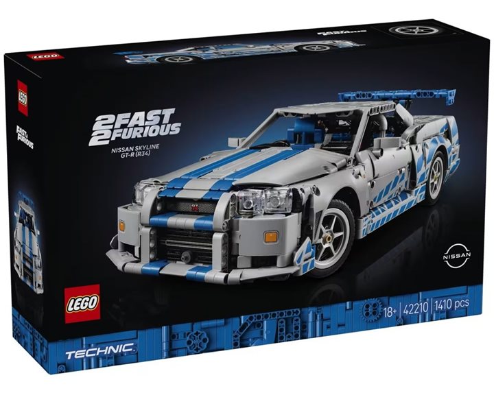 LEGO Technic 2 Fast Furious Αυτοκίνητο Nissan Skyline GT-R (R34) 42210