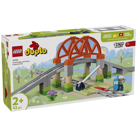 LEGO Duplo Σετ Επέκτασης Με Γέφυρα Και Τροχιές Τρένου 10426