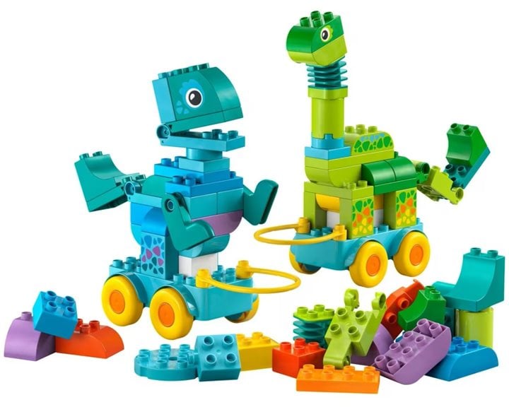 LEGO Duplo 3σε1 Δεινόσαυροι σε Τροχούς 10451