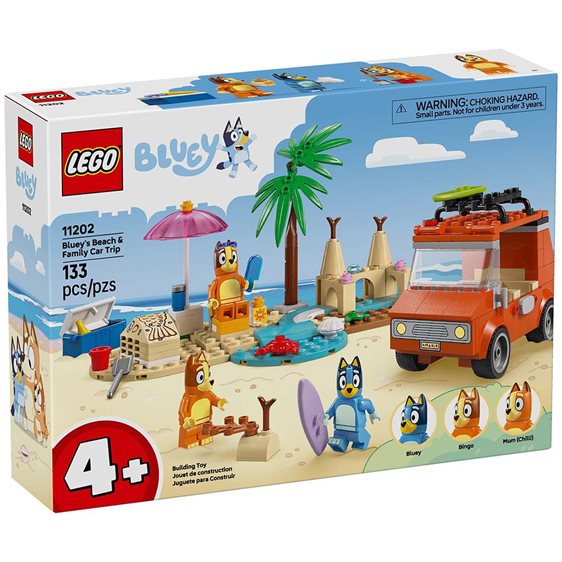 LEGO Οικογενειακή Βόλτα Της Μπλούι Με Αυτοκίνητο Στην Παραλία 11202