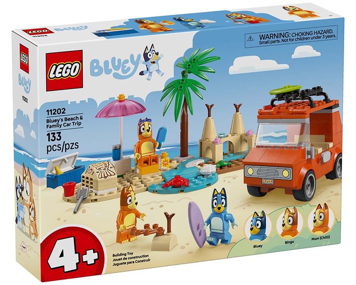 LEGO Οικογενειακή Βόλτα Της Μπλούι Με Αυτοκίνητο Στην Παραλία 11202