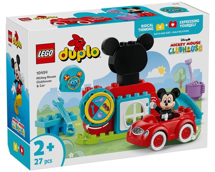 LEGO Duplo Η Λέσχη & το Αυτοκίνητο του Μίκυ Μάους 10454