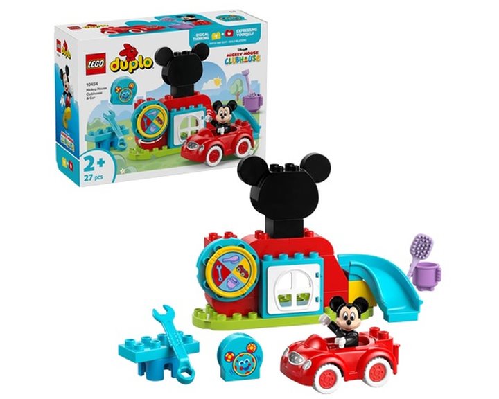 LEGO Duplo Η Λέσχη & το Αυτοκίνητο του Μίκυ Μάους 10454