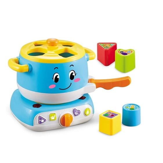 Κατσαρολάκι Luna Toys Μπλε με μουσική και φως 19,1x15,7x17,7 εκ. 000622743