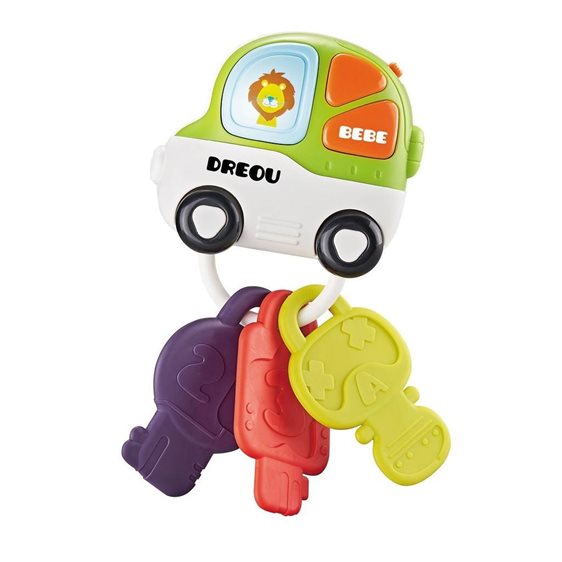 Κλειδάκια Αυτοκινήτου Luna Toys με μουσική και φως 15x7x6,3x20,7 εκ. 2 Σχέδια 000622745