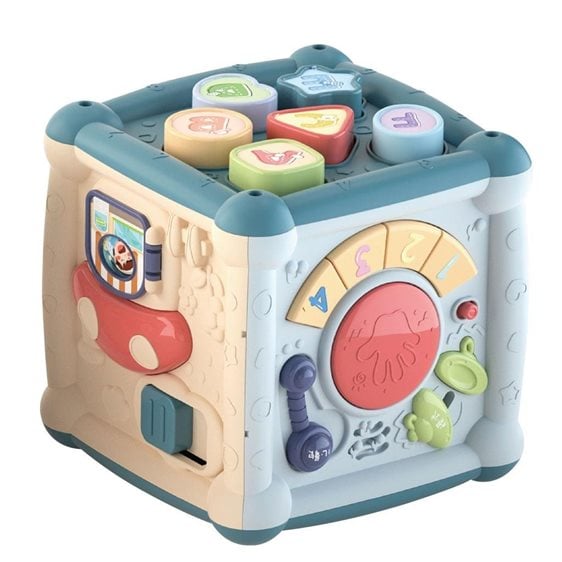 Κύβος Δραστηριοτήτων Luna Toys με μουσική και φως 15x15x20 εκ. 000622755