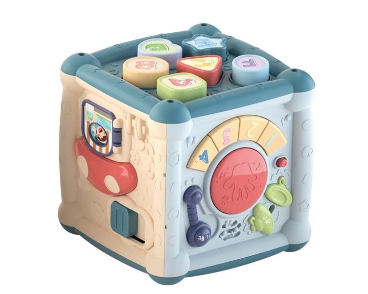 Κύβος Δραστηριοτήτων Luna Toys με μουσική και φως 15x15x20 εκ. 000622755