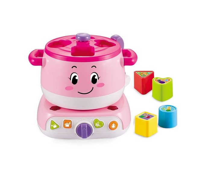 Κατσαρολάκι Luna Toys Ροζ με μουσική και φως 19,1x15,7x17,7 εκ. 000622767
