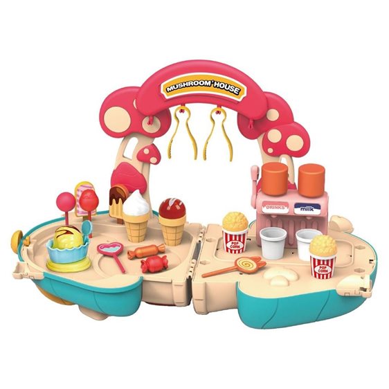 Βαλιτσάκι Μανιτάρι Ζαχαροπλαστικής Luna Toys Σετ 39 Τμχ., 27x13,5x24 εκ. 000622832