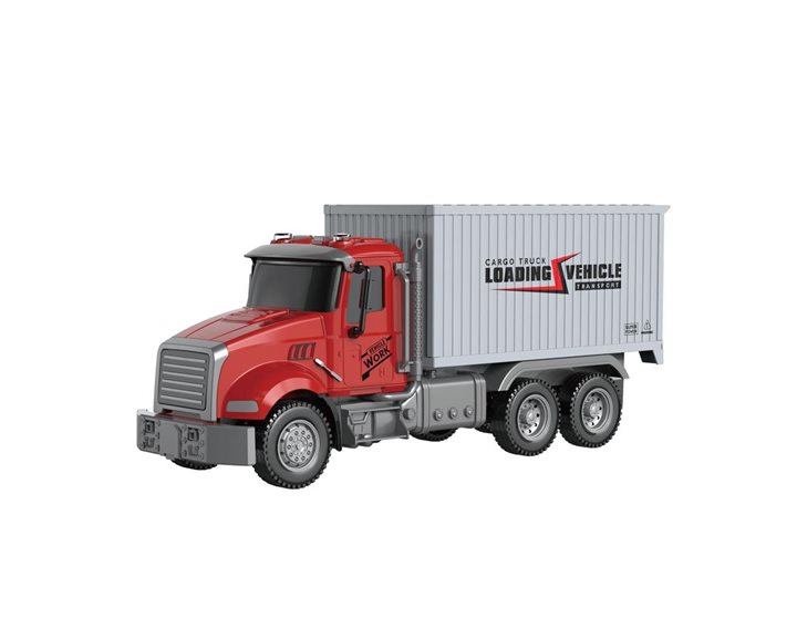 Φορτηγό Container Friction Luna Toys με ήxο και φως 36x11x19εκ. 000623114
