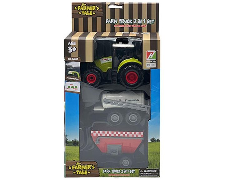 Τρακτέρ Φάρμα Σετ Luna Toys με μουσική και φως 19,5x10x28,5εκ. 000623313