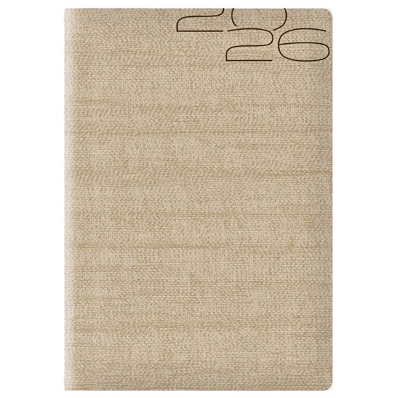 Ημερολόγιο Ημερ.14.5x20.5 Kashmir Flat Άμμου