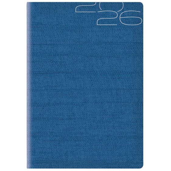Ημερολόγιο Ημερ. 17.2x24 Kashmir Flat Μπλε