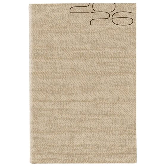Ημερολόγιο Ημερ. 11.5x16.5 Kashmir Flat Άμμου