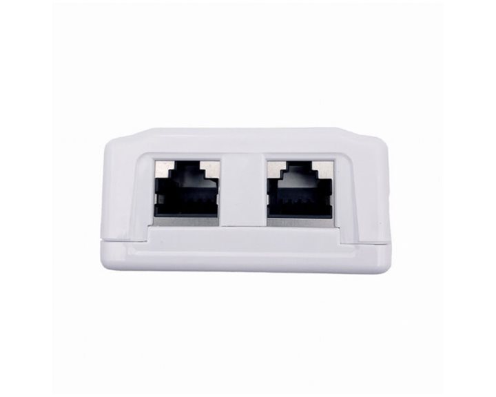 CABLEXPERT CAT6A FTP DOUBLE PORT SURFACE MOUNT BOX WHITE