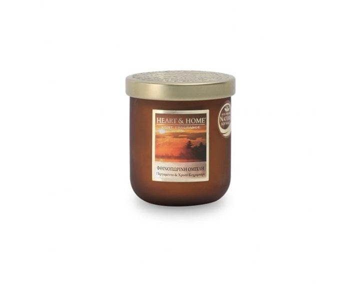 Κερί Αρωματικό Heart & Home Φθινοπωρινή Ομίχλη 110g