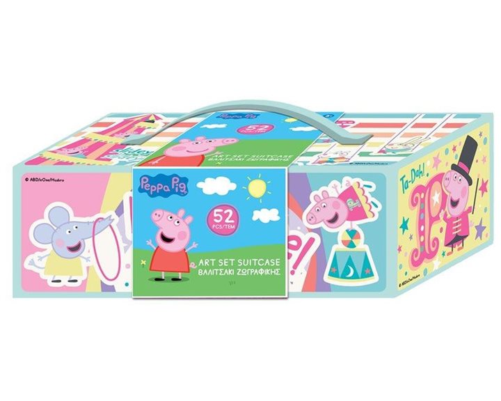 Βαλιτσάκι Ζωγραφικής 27.7x14x12.7εκ Peppa 000482829